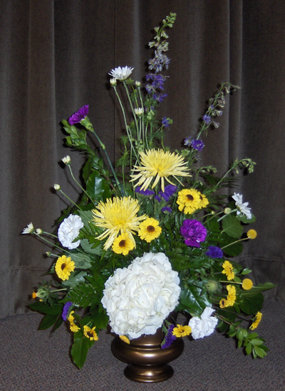 Flowers from The Courthouse Crew