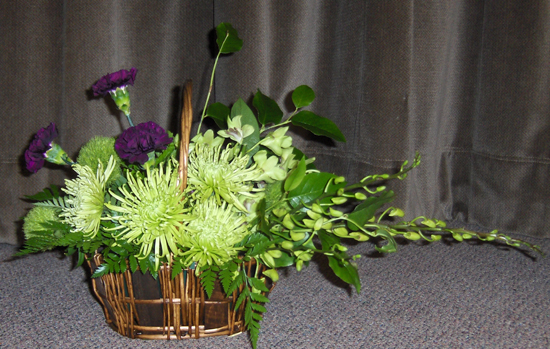Flowers from Wells Fargo