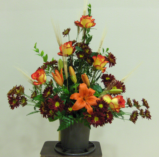 Flowers from Carol & LeRoy, Justin and son, Shonna and children