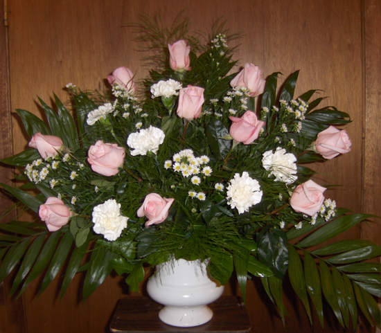 Flowers from Dorothy Mae and Family