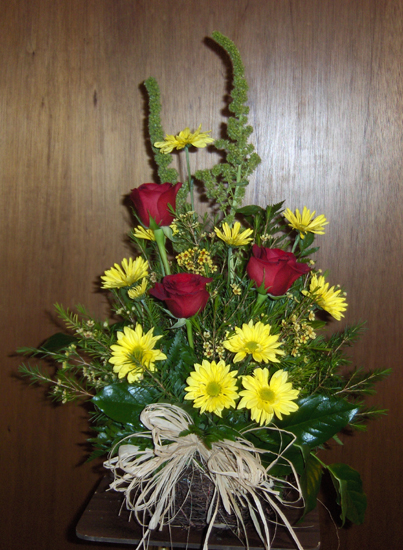 Flowers from Friends at the Watertown Public Opinon - Mark and Ronda Roby