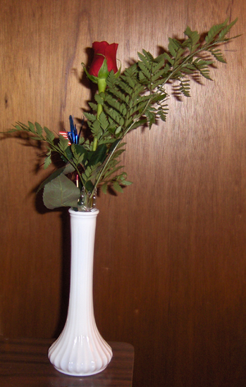 Flowers from American Legion Auxiliary