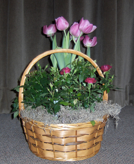 Flowers from Friends at Vantage Point