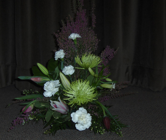 Flowers from Dave & Sharon Hemmingson, Tonya, Tammie, Todd and Families