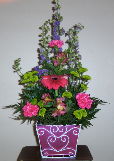 Flowers from Paula Zaccaro and Scott Carson