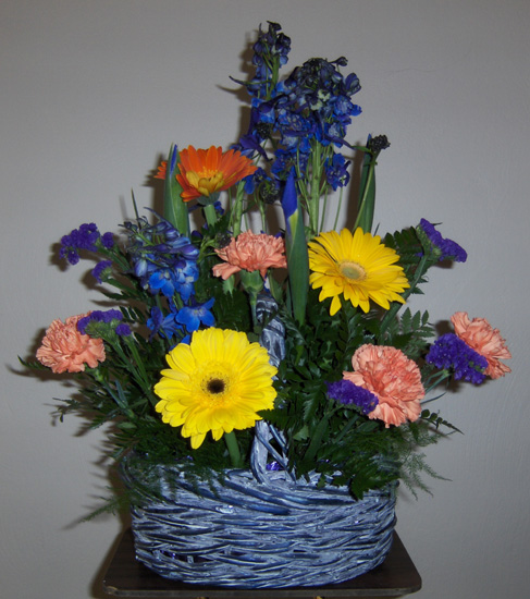 Flowers from John, Richard, Anita and Robin
