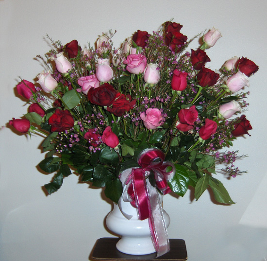 Flowers from Teddy & Karen Hustead