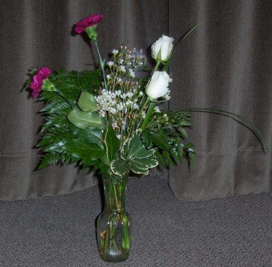 Flowers from Silverleaf Staff and Residents