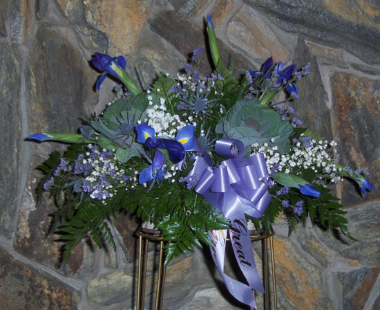 Flowers from "Great-Grandpa"