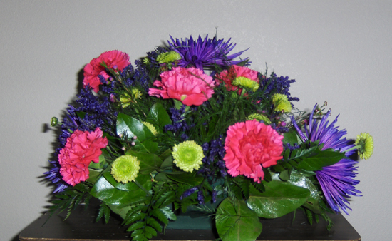 Flowers from Doug & Nancy and Kids