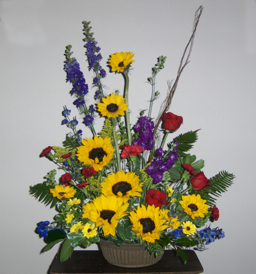 Flowers from Hal, Pat, Tess and Katie