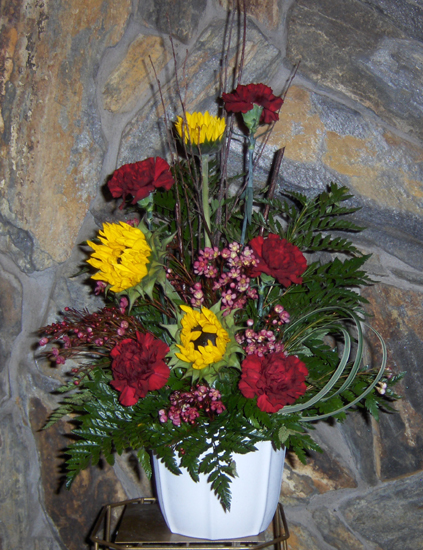 Flowers from Doug & Nancy and Kids