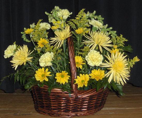Flowers from Jerry & Lu, Chad & Paulette and Families