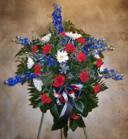 Flowers from "Dad"  "Grandpa"