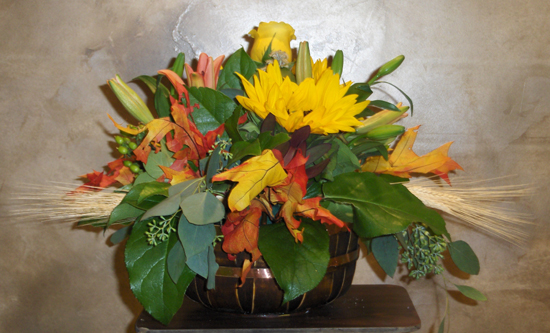 Flowers from The Steakhouse - Don & Debbie and Staff