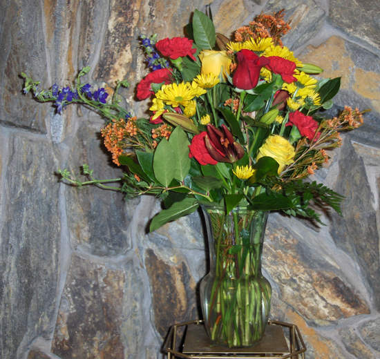 Flowers from Van & Pam Mettler, Dana & Jackie Koupal, Dan Koupal