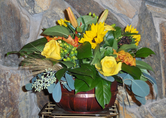 Flowers from Glenn & Rita and Family