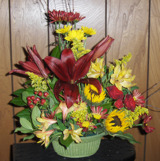 Flowers from Margie, Jon, Vicki and Heidi Esmay