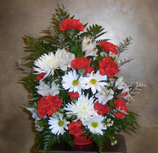 Flowers from Steve, Theresa and Boys