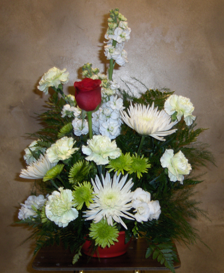 Flowers from Pauline, Bud & Peggy Eggers