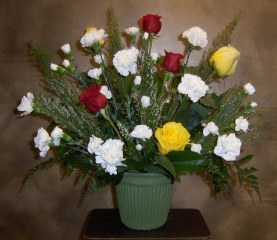 Flowers from Cory, Naco, Blaine, Dustin, Bridge, Heather and all the Grandbabies
