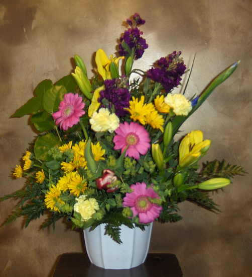 Flowers from Jerry & Lu, Chad & Paulette, Carrie and Dustin