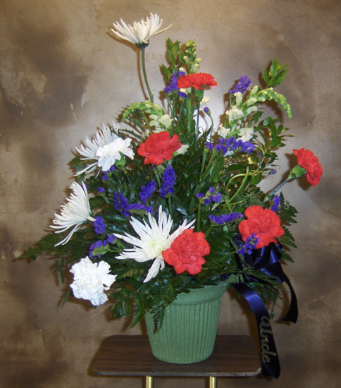 Flowers from Nieces, Nephews & Families