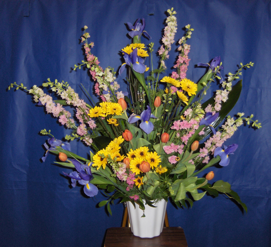 Flowers from Grandma & Grandpa Lyle and Viola Williams