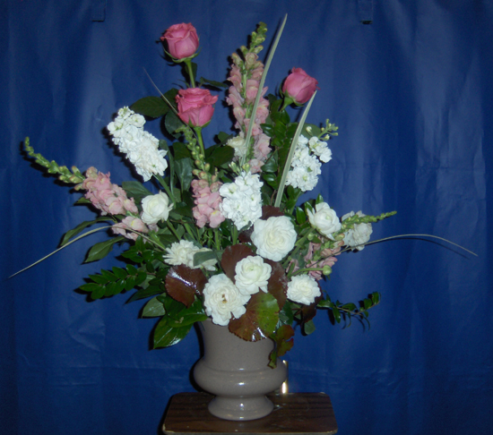 Flowers from Wall Chamber of Commerce, Board of Directors, and Executive Director