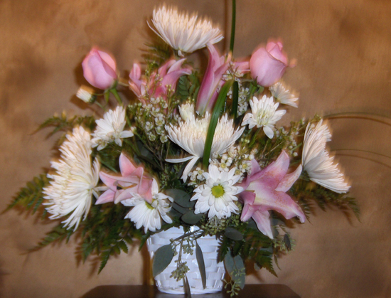 Flowers from Merle & Vickie, Joann & Lou, Diane & Gordon, Patty & Judy, Ken, Butch & Charlene