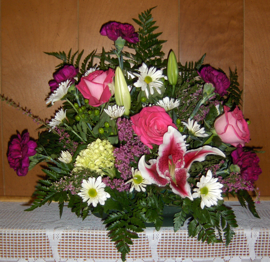 Flowers from Church Family at First Assembly