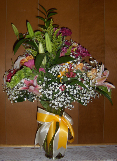 Flowers from Schumacher Grandkids