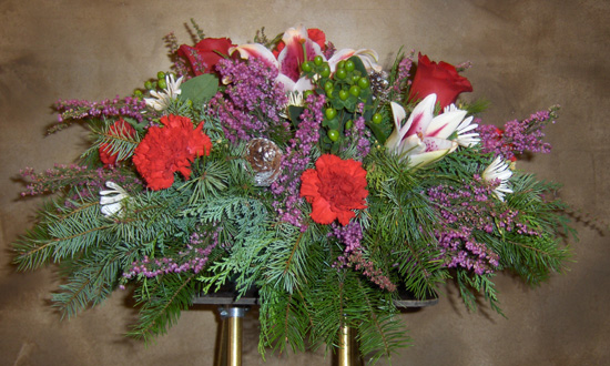 Flowers from Jimmie & Sandy Olson