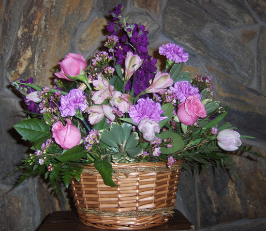 Flowers from Steve and Sandy Burkhead