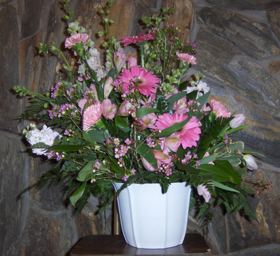 Flowers from Shirley and Marlene
