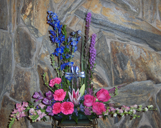 Flowers from Carla, Kiley and Taegan