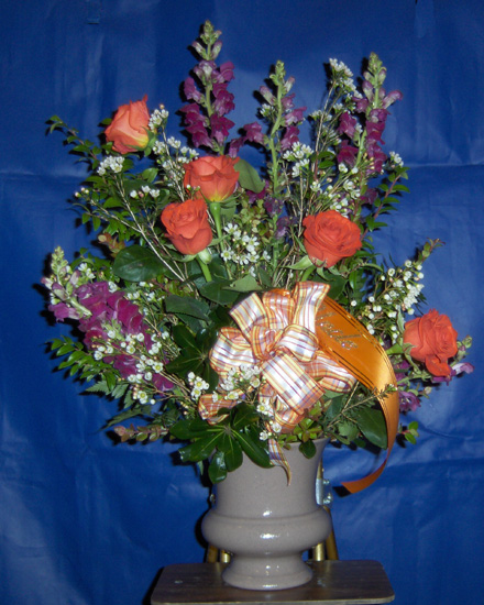 Flowers from Mellisa, Jessi, Justin, Matt, Kassie and Families