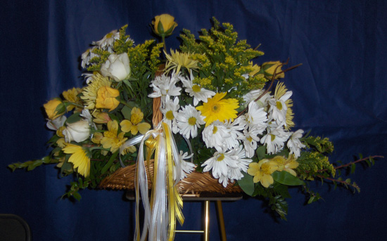 Flowers from Kevin, Joy, Chard, Chloe and Claire