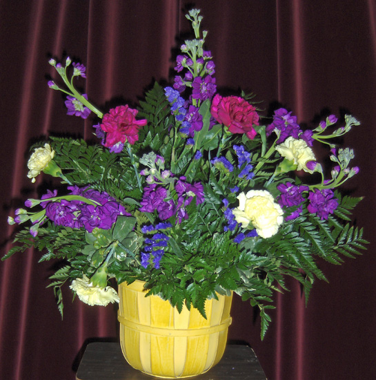 Flowers from Joe Josheim, Steve & Pan Kendall, Dean Fosheim