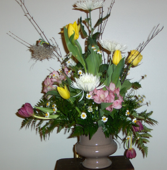 Flowers from Mike & Nancy Jourdan, Jill & JoAnn Moore