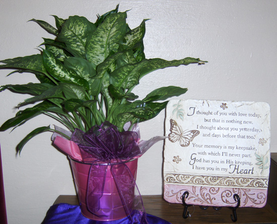 Flowers from Don & Debbie Carley - Roger & Lois Porch