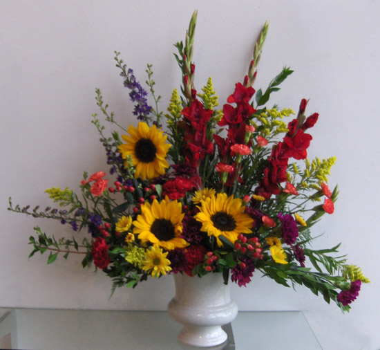 Flowers from Charles Baker and Family