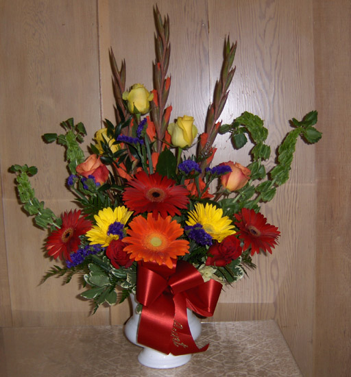 Flowers from The Olney Nieces and Nephews and Great-Nieces and Nephews