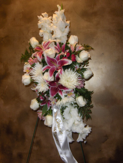 Flowers from "Cousin"  "Niece"