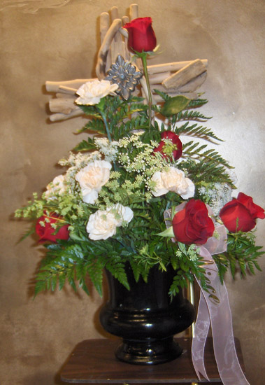 Flowers from Aunt Judy - Uncle Larry and all the Slovek Aunts and Uncles