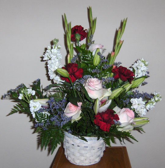 Flowers from Donna, Tina, Rita and Nina