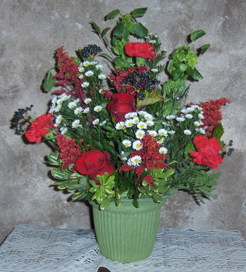 Flowers from Longvalley Fire Department