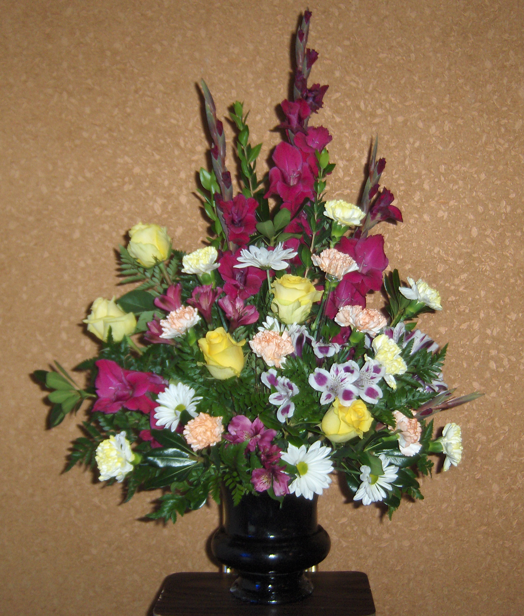 Flowers from Herb & Hazel Sieler, and Sandra Blake