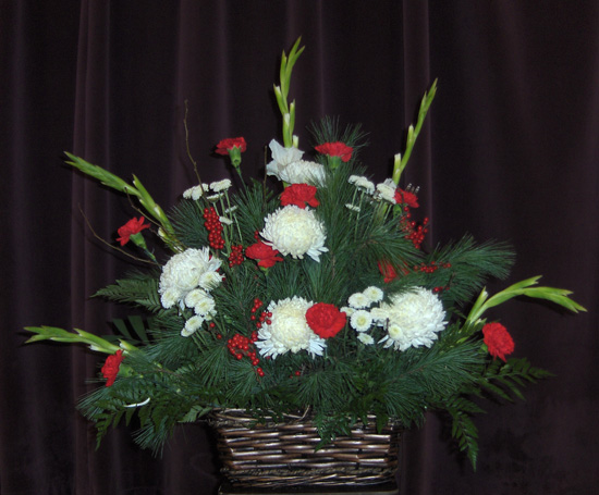 Flowers from The Olney Cousins and Uncle Bud