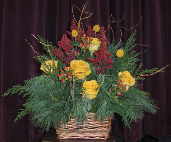 Flowers from Tate & Maggie and Family, Travis & Nichole and Family, and Ty Thompson